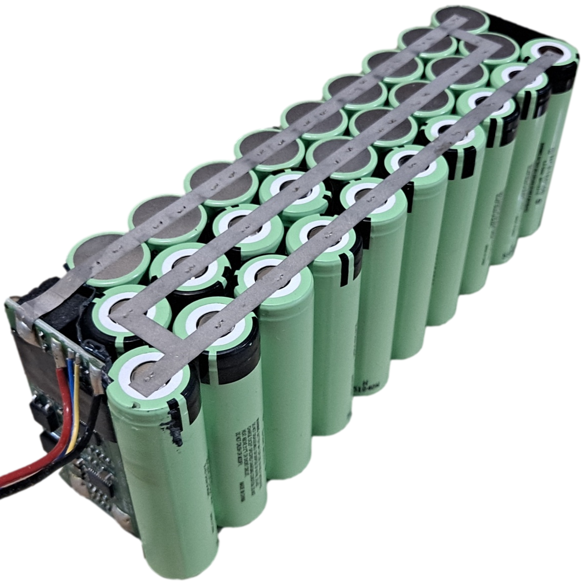 7.2v 46.9ah 337.68wh - 28x 3.6v 3350mah 18650 Cells - $83/kWh
