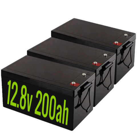 3x 12.8v 200ah 2560wh Lifepo4 Battery - Needs BMS - 7.68kWh
