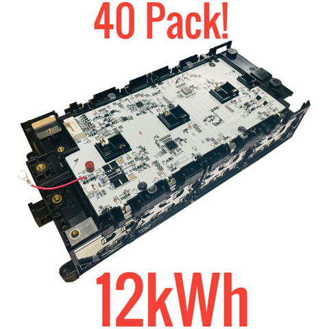 40x 48v 6.4ah 307.84wh Lithium Ion - 12.3kWh - $51/kWh