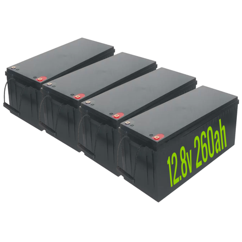 4x 12.8v 260ah 3328wh Lifepo4 Battery - Needs BMS - 13.31kWh