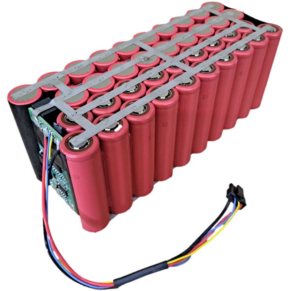 7.2v 63.65ah 458.28wh - 38x 3.6v 3350mah 18650 Cells - $83/kWh