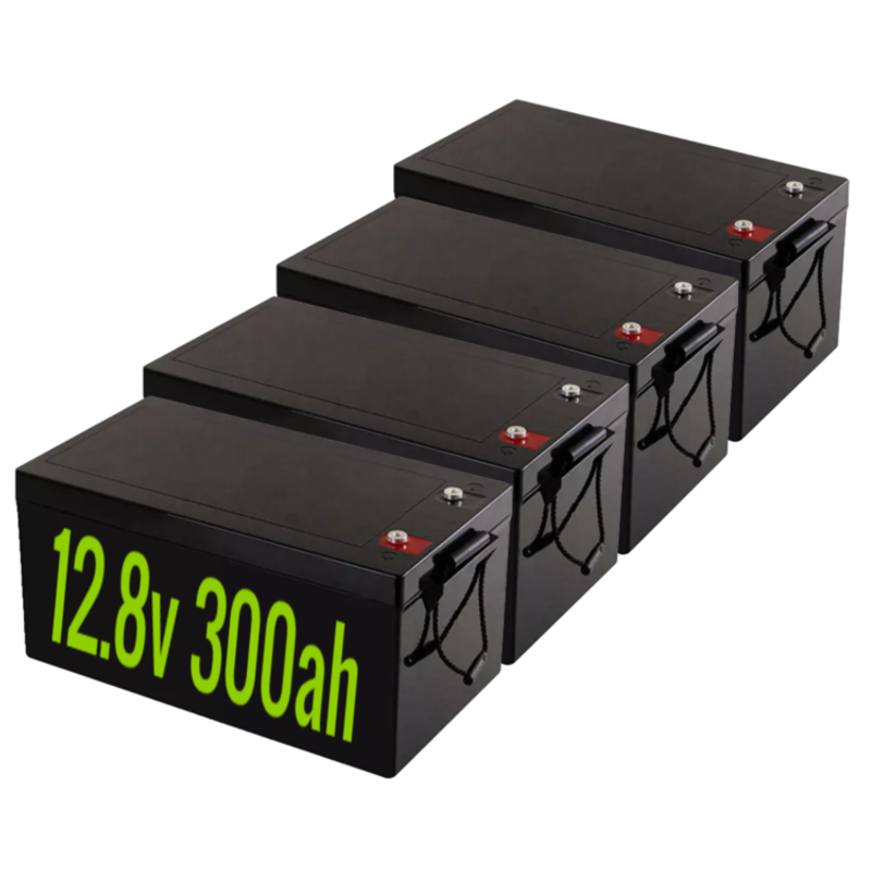 4x 12.8v 300ah 3840wh Lifepo4 Battery - Needs BMS - 15.36kWh