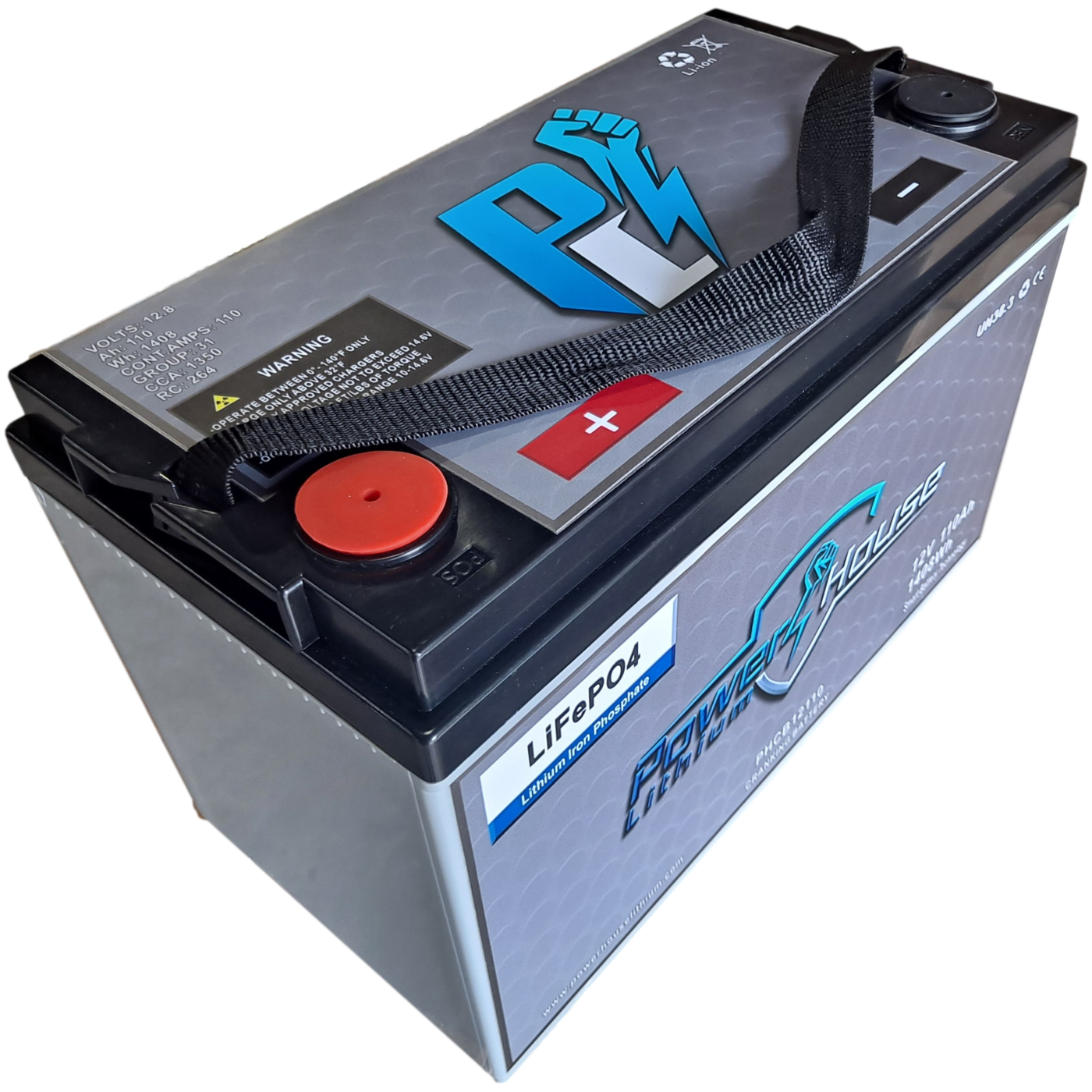 New 12.8v 110ah 1408Wh Lifepo4 Battery