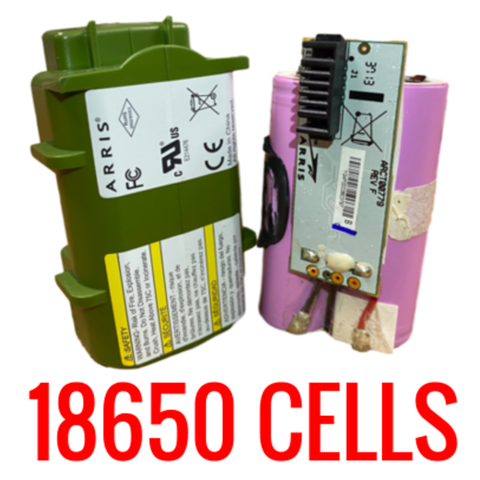 2x 18650 2600MAH CELLS IN MODEM