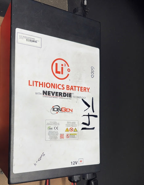 Used 12.8v 300ah 3840wh Lifepo4 Battery - W/ BMS - Bigger Wires