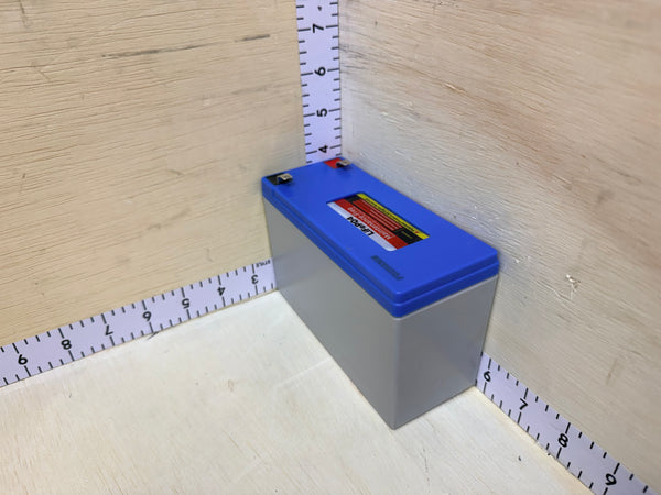 Used 12.8V 10Ah 128Wh LiFePO4 Battery W/ BMS