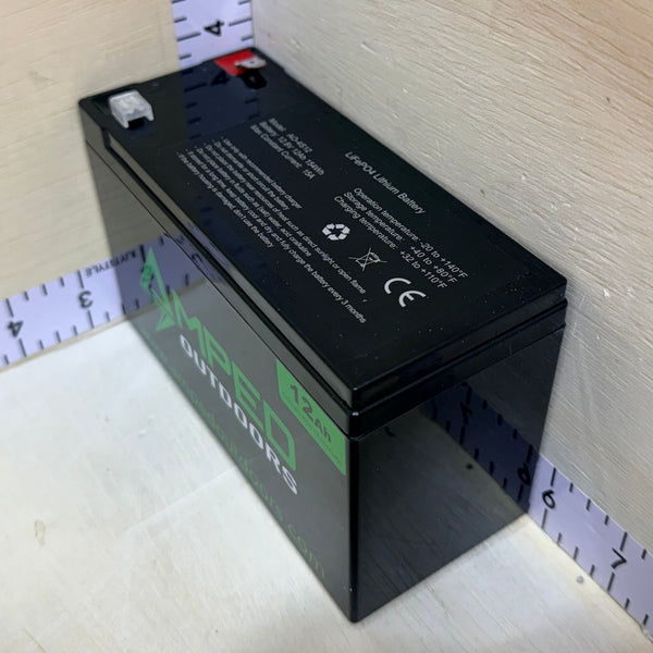Overstock 12.8V 12Ah 153.6Wh LiFePO4 Battery W/ BMS