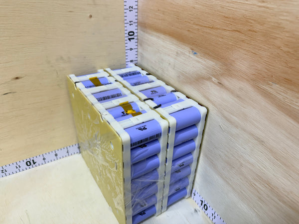 Used 25.6V 42Ah 1.08kWh LiFePO4 Battery Pack - Needs BMS