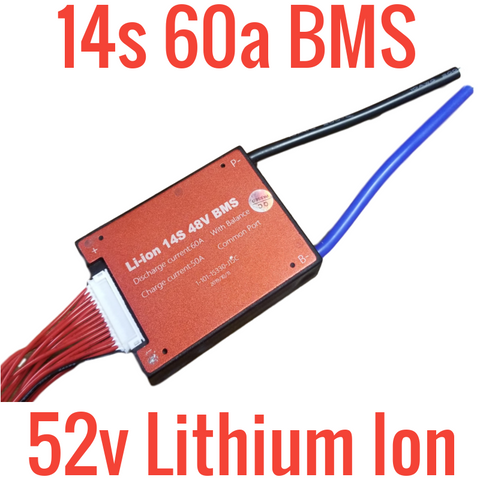 Daly 14s 60a 52v Lithium Ion BMS Waterproof