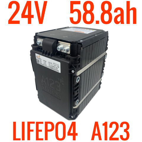 24V 58.8ah 1.35kWh LIFEPO4 A123 MODULE 7s