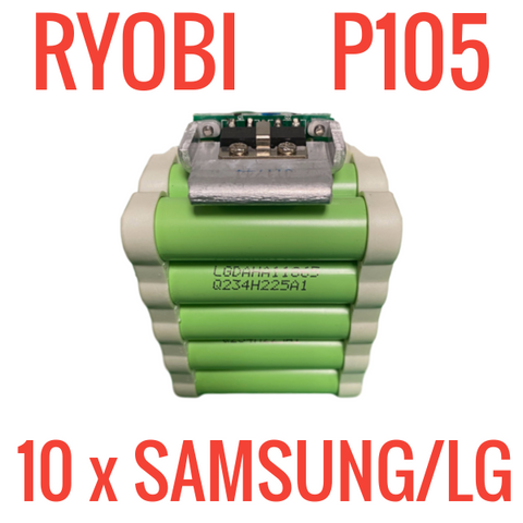 Ryobi P105 18v Batteries for Parts/Repair