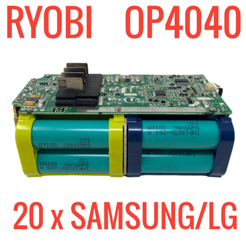 Ryobi OP4040 36V Batteries for Parts and Repair