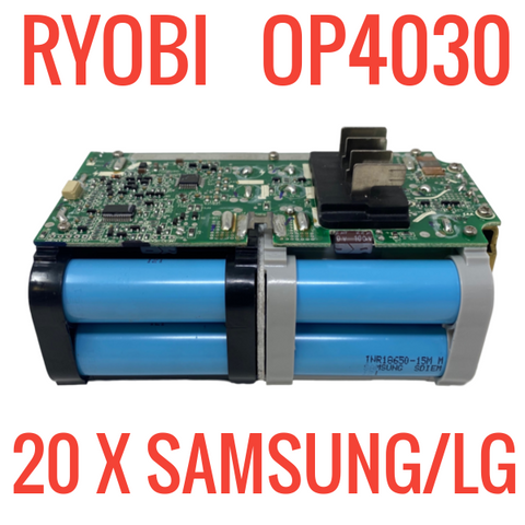 Ryobi OP4030 36V Batteries for Parts and Repair
