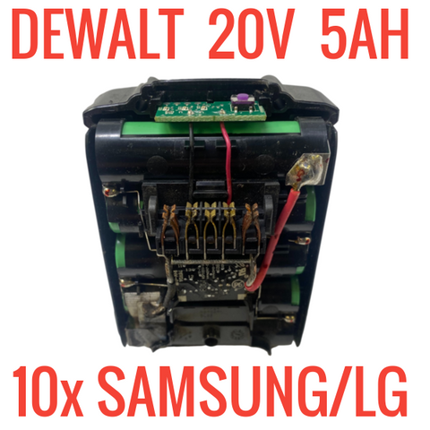 DEWALT DCB205 20V 5.0 AH 100WH for PARTS/REPAIR