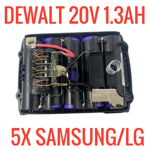 DEWALT DCB207 20V 1.3 AH 26WH for PARTS/REPAIR