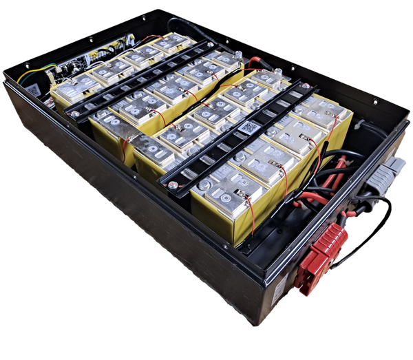 1 Bad Cell - 48v 27ah 1.38kWh Lifepo4 with Steel Case