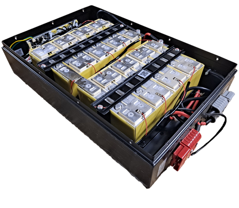 1 Bad Cell - 48v 27ah 1.38kWh Lifepo4 with Steel Case