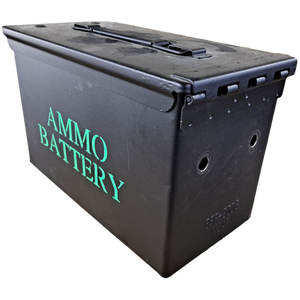 Black US Military Ammo Can Painted