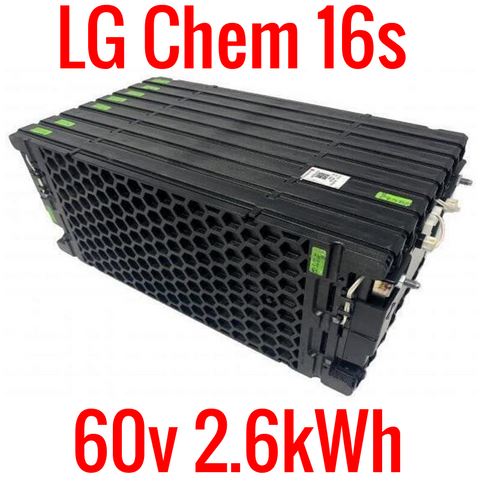 16s 57.6v 45ah 2.6kWh EV Lithium Ion Module