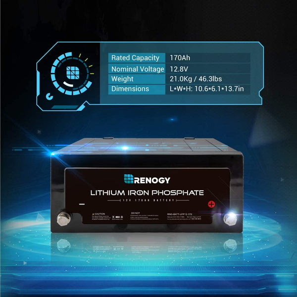 Renogy 12V 170Ah LifePo4 Battery - Tested