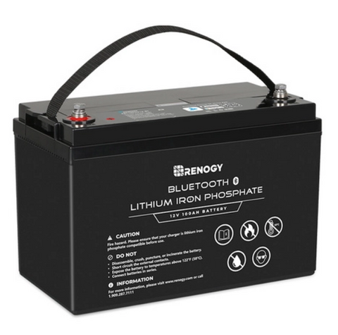 Renogy 12.8v 100ah Lifepo4 RBT100LFP12-BT - Tested