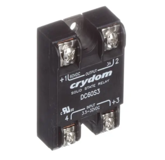 Crydom DC60S3 Solid State Relay 3.5-32vdc to 60vdc 3a