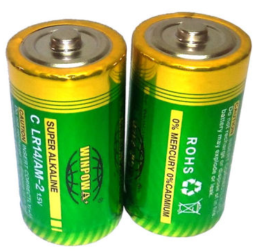 2x WinPowa C Batteries Alkaline