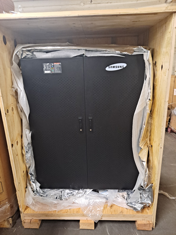Huge Steel Samsung battery cabinet with keys 55.5" x 41.5" x 25.5"