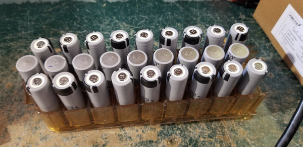 27 Panasonic NCR18650 Cells NO Enclosure