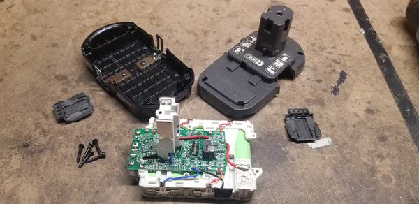 RYOBI P102 18V BATTERIES FOR PARTS/REPAIR