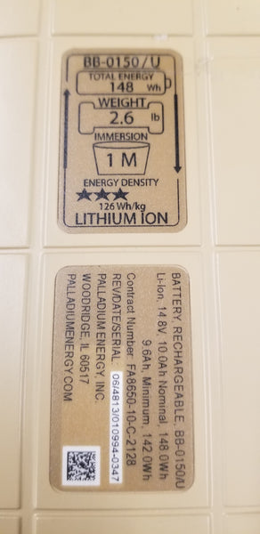 PACK WITH 36 SANYO 1150mah LITHIUM ION