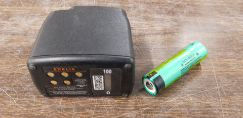 PACK WITH 4 PANASONIC NCR18650A 3100MAH CELLS
