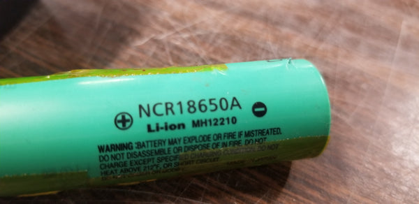 PACK WITH 4 PANASONIC NCR18650A 3100MAH CELLS