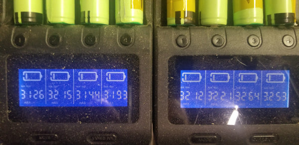 8x Panasonic 3200mah NCR18650B cells IBH9100