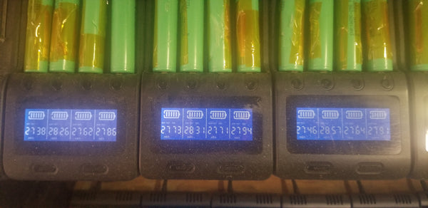 48 Samsung INR18650-25R 2500mah 20a TESTED