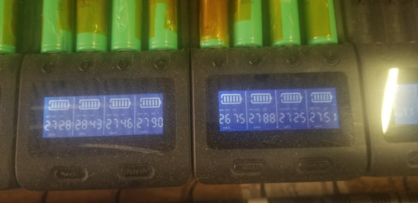 48 Samsung INR18650-25R 2500mah 20a TESTED