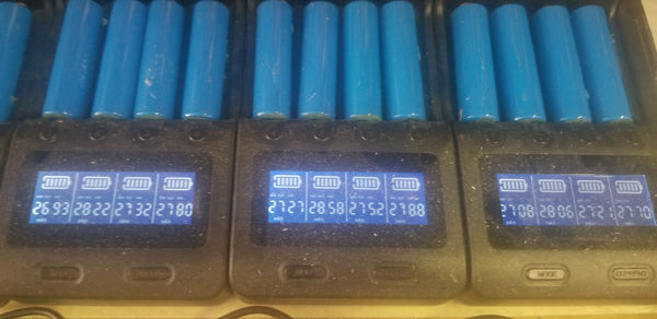 48 Samsung INR18650-25R 2500mah 20a TESTED