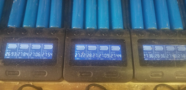 48 Samsung INR18650-25R 2500mah 20a TESTED