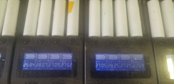 48 Samsung INR18650-25R 2500mah 20a TESTED