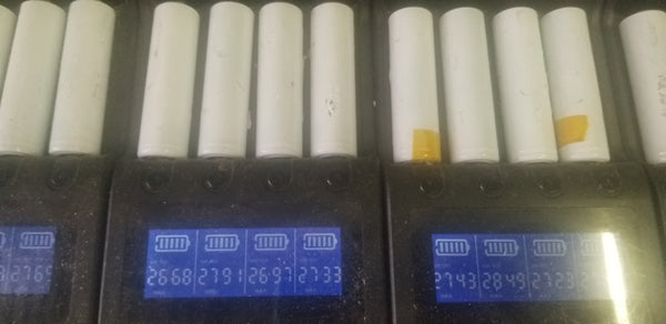 48 Samsung INR18650-25R 2500mah 20a TESTED