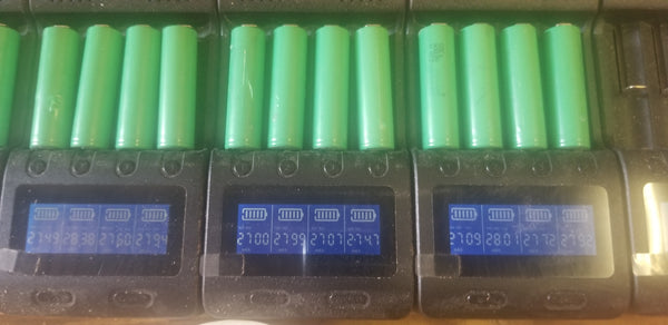 48 Samsung INR18650-25R 2500mah 20a TESTED