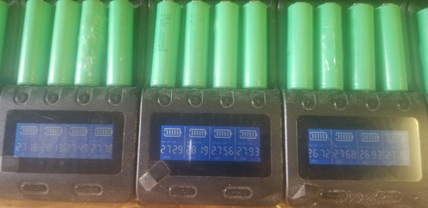 48 Samsung INR18650-25R 2500mah 20a TESTED