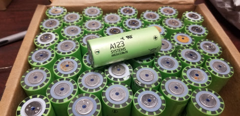 44 A123 ANR26650M1B cells - Cheap As Balls - Shelf A3