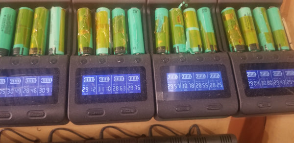 3x Panasonic NCR18650A 2900mAh 18650 cells 10.8V 33WH