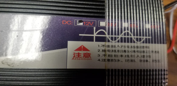2000w pure sine wave inverter 12vdc to 220vac