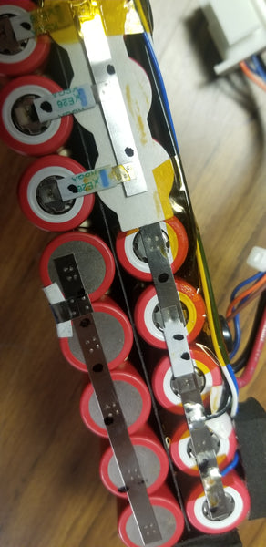 20 Sanyo UR18650a 2150mah cells in 4s5p module