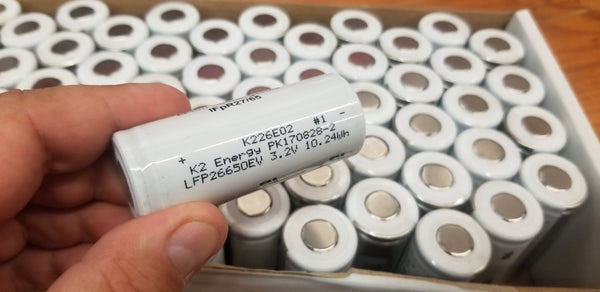 65 K2 26650 LFP26650EV 3200mah Lifepo4 Batteries (New)