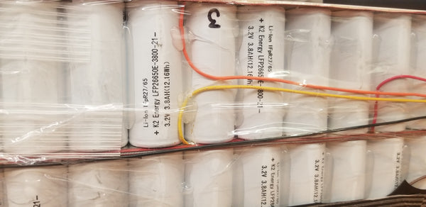8s15p 120 cells module w/ 26650 3800mah - 1 bad row
