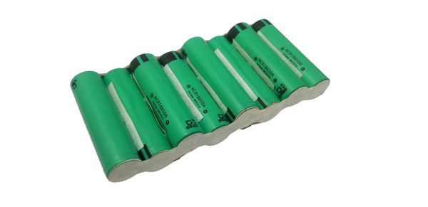 8x Panasonic NCR18650A cell module - Drager
