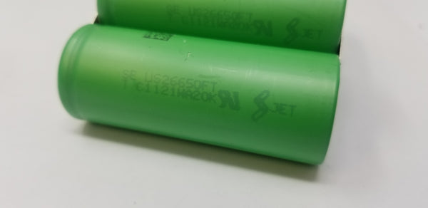 Module with 2x Sony 26650 US26650FT 3000mah Lifepo4